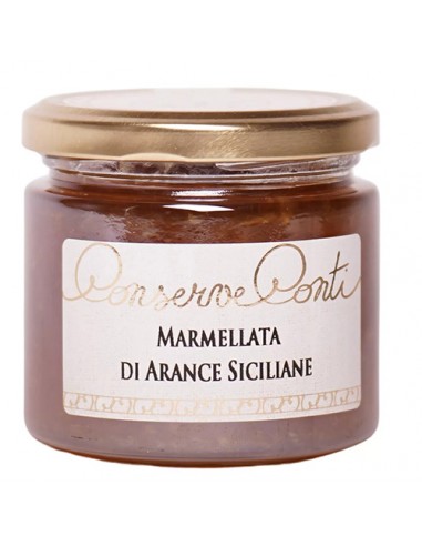 Marmellata di Arance Siciliane 190 gr Conserve Conti