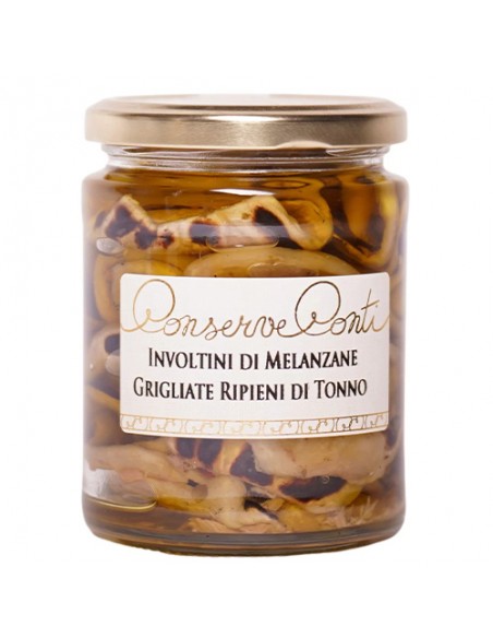 Rouleaux d'aubergines farcis au thon 270 gr Conserve Conti