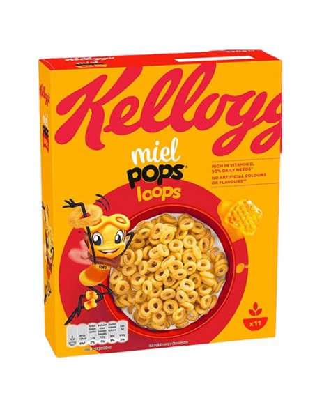 Kleine Ringe Miel Pops Loops 330 gr Kelloggs