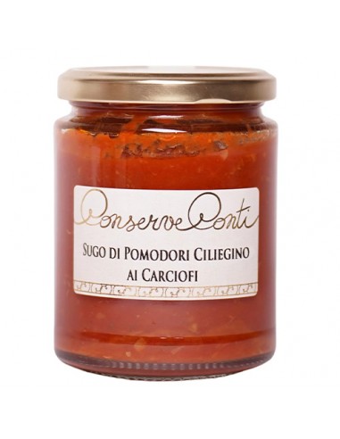 Sugo di Pomodori Ciliegino ai Carciofi 270 gr Conserve Conti