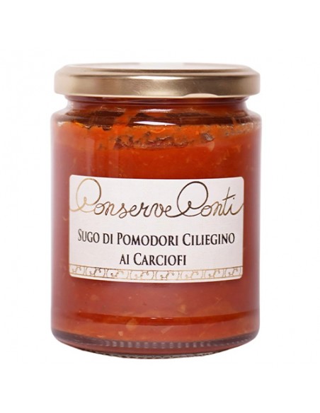 Cherry Tomato Sauce with Artichokes 270 gr Conserve Conti