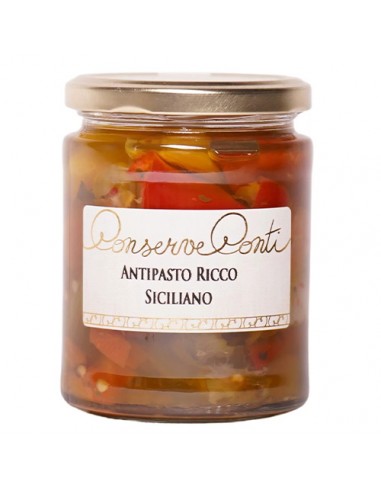 Riche entrée sicilienne 270 gr Conserve Conti