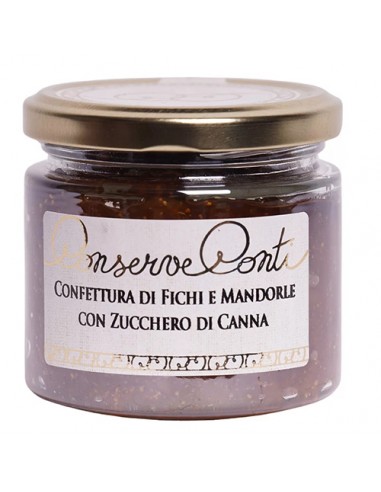 Confiture de figues et d'amandes 190 gr Conserve Conti