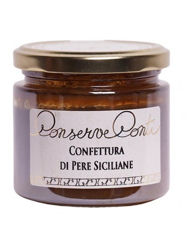 Mermeladas de pera sicilianas 190 gr Conserve Conti