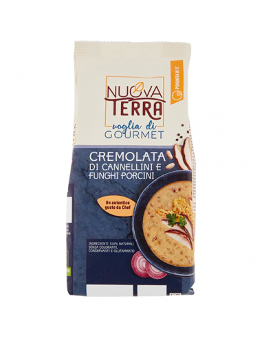 Cannellini Cremolata et Champignons 160 gr Nuova Terra