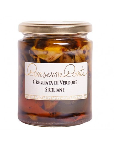 Légumes siciliens grillés 270 gr Conserve Conti