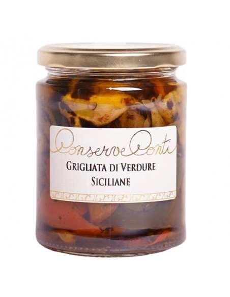 Légumes siciliens grillés 270 gr Conserve Conti