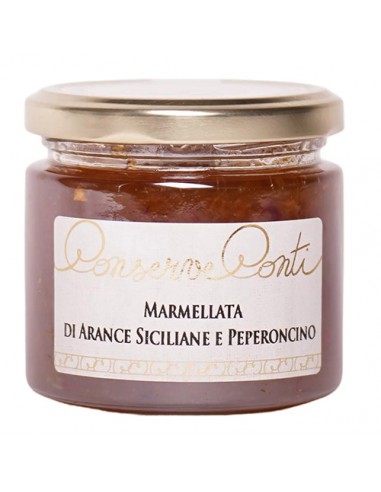 Confitures d'orange et de piment 190 gr Conserve Conti