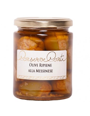 Aceitunas Rellenas Al Estilo Messina 270 gr Conserve Conti