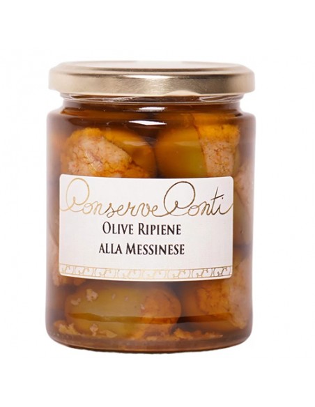 Aceitunas Rellenas Al Estilo Messina 270 gr Conserve Conti