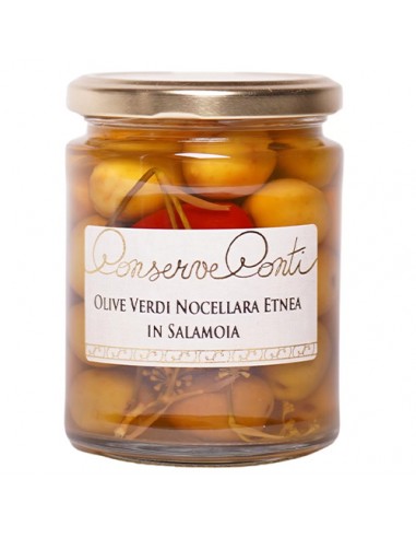 Olive Verdi in Salamoia 170 gr Conserve Conti