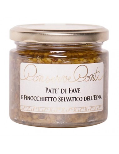 Pâté de fèves et fenouil 190 gr Conserve Conti