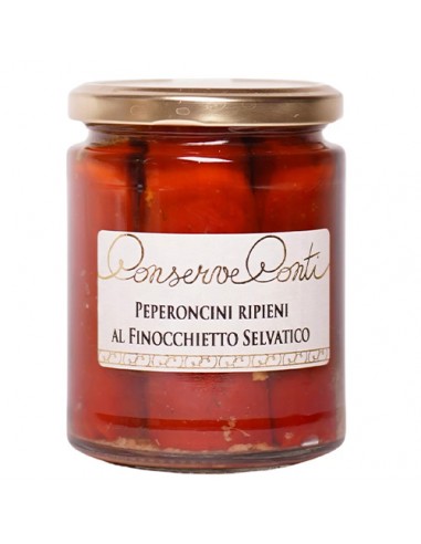 Piments au fenouil sauvage 270 gr Conserve Conti