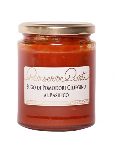 Sugo di Pomodori Ciliegino al Basilico 270 gr Conserve Conti
