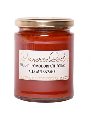 Kirschtomatensauce mit Auberginen 270 gr Conserve Conti