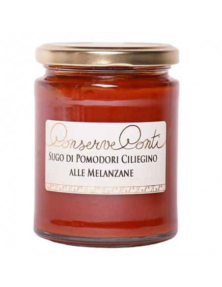 Salsa De Tomate Cherry Con Berenjenas 270 gr Conserve Conti