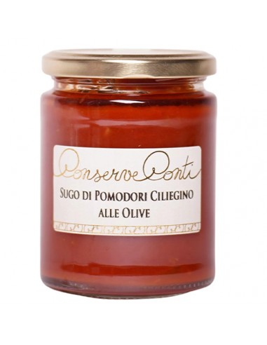 Salsa De Tomate Cherry Con Aceitunas 270 gr Conserve Conti