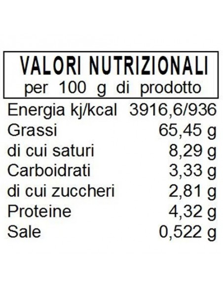 Grüne Oliven gefüllt mit Walnüssen 270 gr Conserve Conti