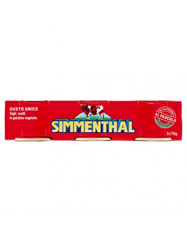 Carne en conserva 70 gr x 3 Simmenthal