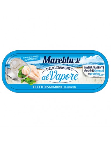 Filetes de caballa al natural 90 gr Mareblu