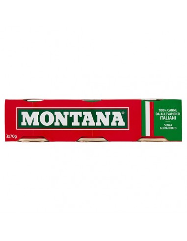 Carne Montana 70 gr X 3 Montana