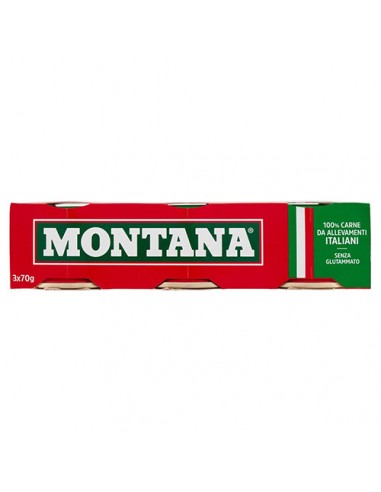 Fleisch Montana 70 gr X 3 Montana