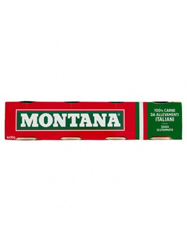 Fleisch Montana 90 gr X 4 Montana