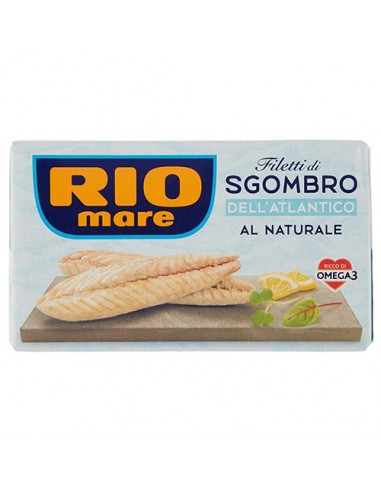 Natural Atlantic Mackerel Fillets 125 gr Rio Mare