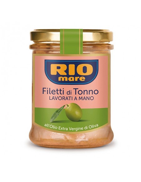 Filets de thon à l'huile d'olive extra vierge 180 gr Rio Mare