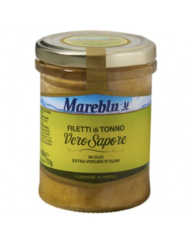 True Flavor Tuna Fillets 180 gr Mareblu