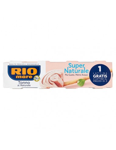 Natural tuna 4 X 56 gr Rio Mare