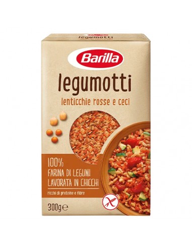 Legumotti Lentejas Rojas Y Garbanzos 300 gr Barilla