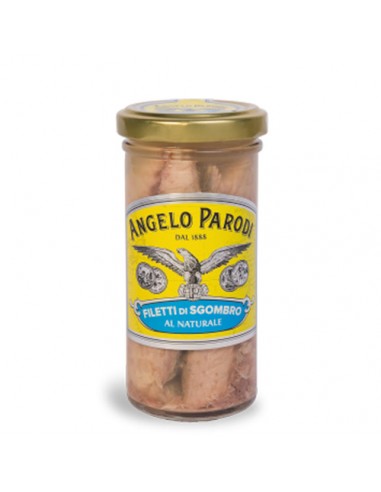 Natürliche Makrelenfilets 150 gr Angelo Parodi