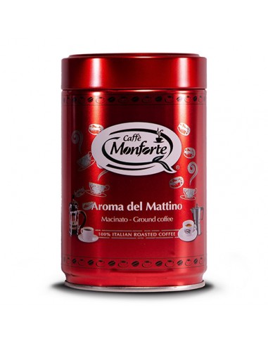 Aroma del Mattino Macinato 250 gr Caffè Monforte