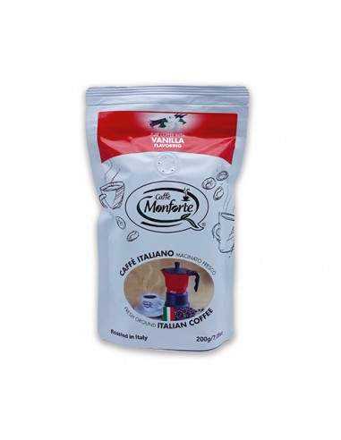 Café molido de vainilla 200 gr Caffè Monforte