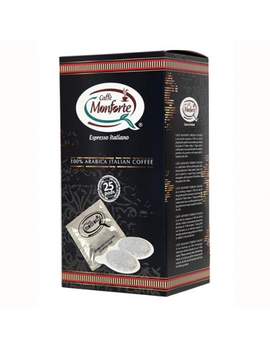 Cápsulas de espresso Arábica 25 pz Caffè Monforte