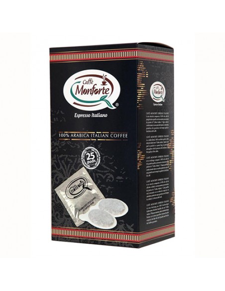 Arabica-Espressopads 25 pz Caffè Monforte