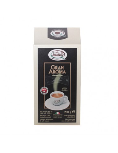 Espresso moulu Gran Aroma 250 gr Caffè Monforte