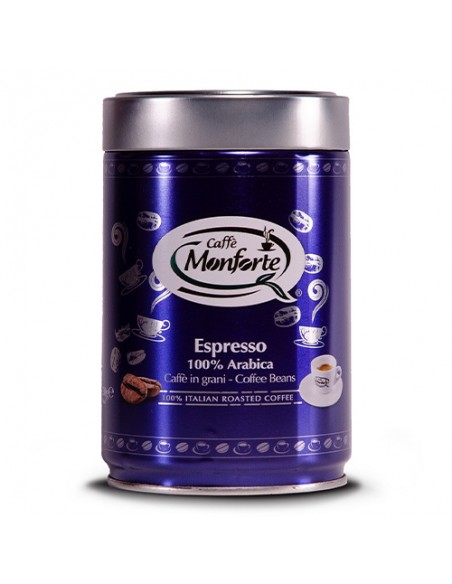 Espresso en granos de Arábica 250 gr Caffè Monforte