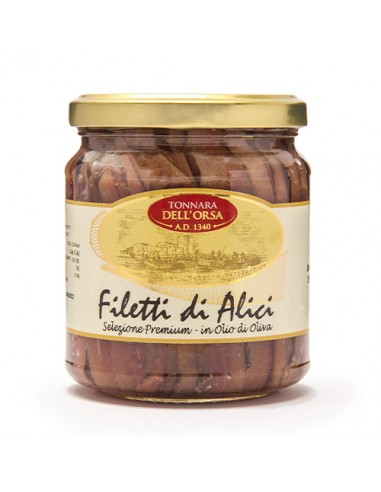 Filetti di Alici in Olio d'Oliva 300 gr F.Mattina e C