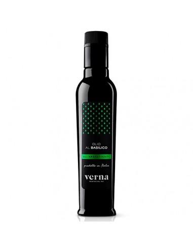 aceite de albahaca 25 cl Frantoio Oleario Verna