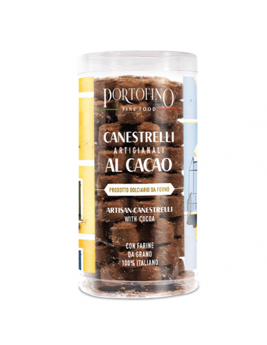 Canestrelli al Cioccolato 250 gr Cilindro Portofino