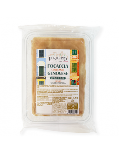 Focaccia Genovese all Olio di Oliva 150 gr Portofino