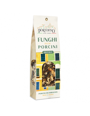 Dry Porcini Mushrooms Briciole 100 gr paper bag Portofino