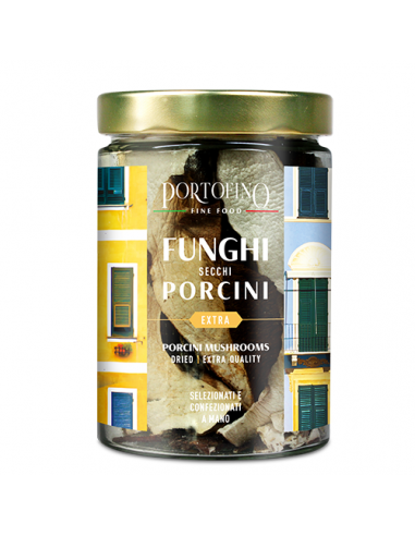 Funghi Secchi Porcini Extra 30 gr vaso vetro Portofino