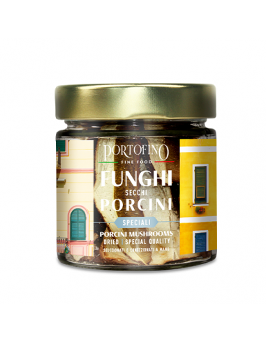 Funghi Secchi Porcini Speciali 20 gr vaso vetro Portofino