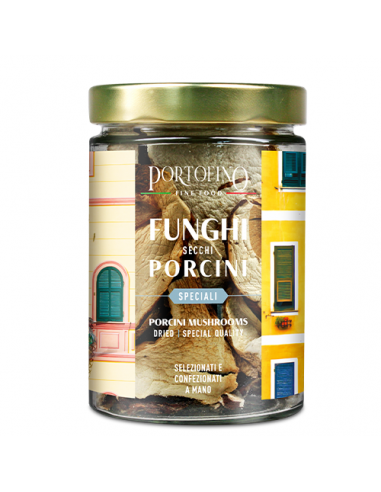 Funghi Secchi Porcini Speciali 40 gr vaso vetro Portofino