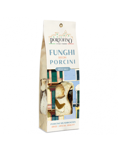 Dried Porcini Mushrooms Speciali 50 gr paper bag Portofino