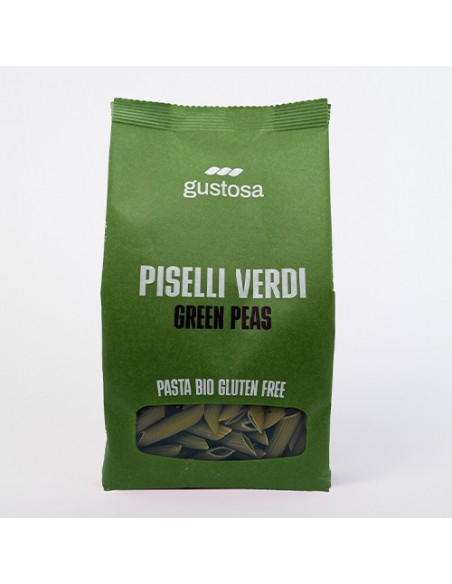 Penne Rigate 100% Piselli Verdi 340 gr Pasta Gustosa