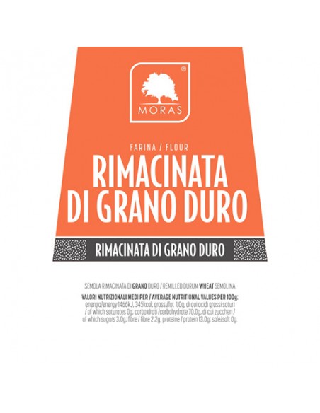 Rimacinata di Grano Duro 750 gr Molino Moras